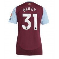 Billiga Aston Villa Leon Bailey #31 Hemma fotbollskläder Dam 2024-25 Kortärmad